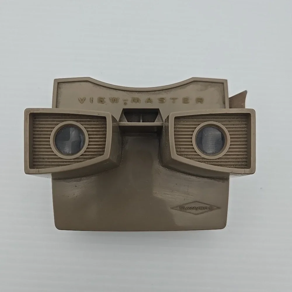 Vintage Sawyers View-Master Viewer Brown Stereoscope Tested & Working